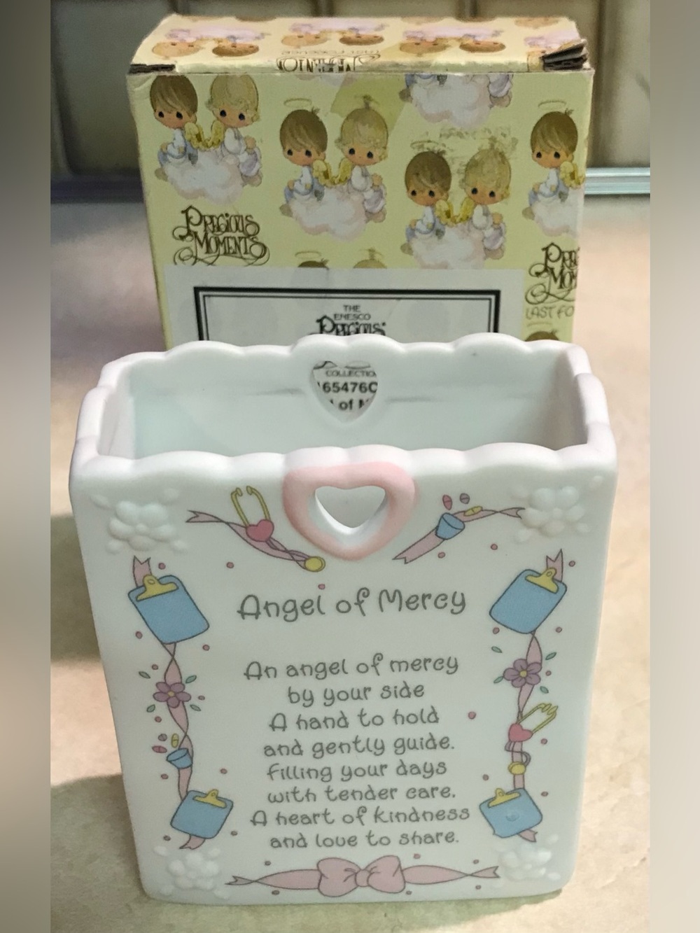 Precious Moments, Angel of Mercy Enesco precious moments collection 1995 vintage